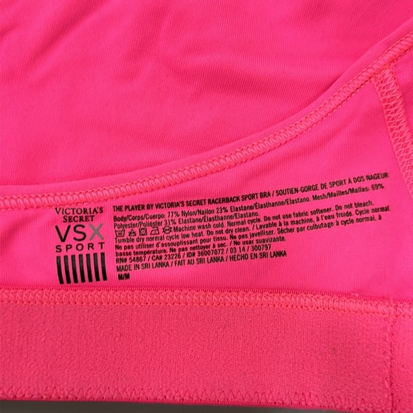 VS SPORTS BRA SIZE MEDIUM - Picture 3 of 3